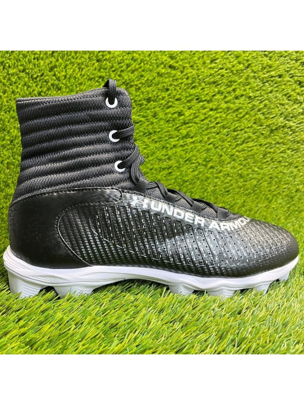 Under Armour Highlight Franchise RM 2.0 Mens Size 11.5 Black‎ Football Cleats